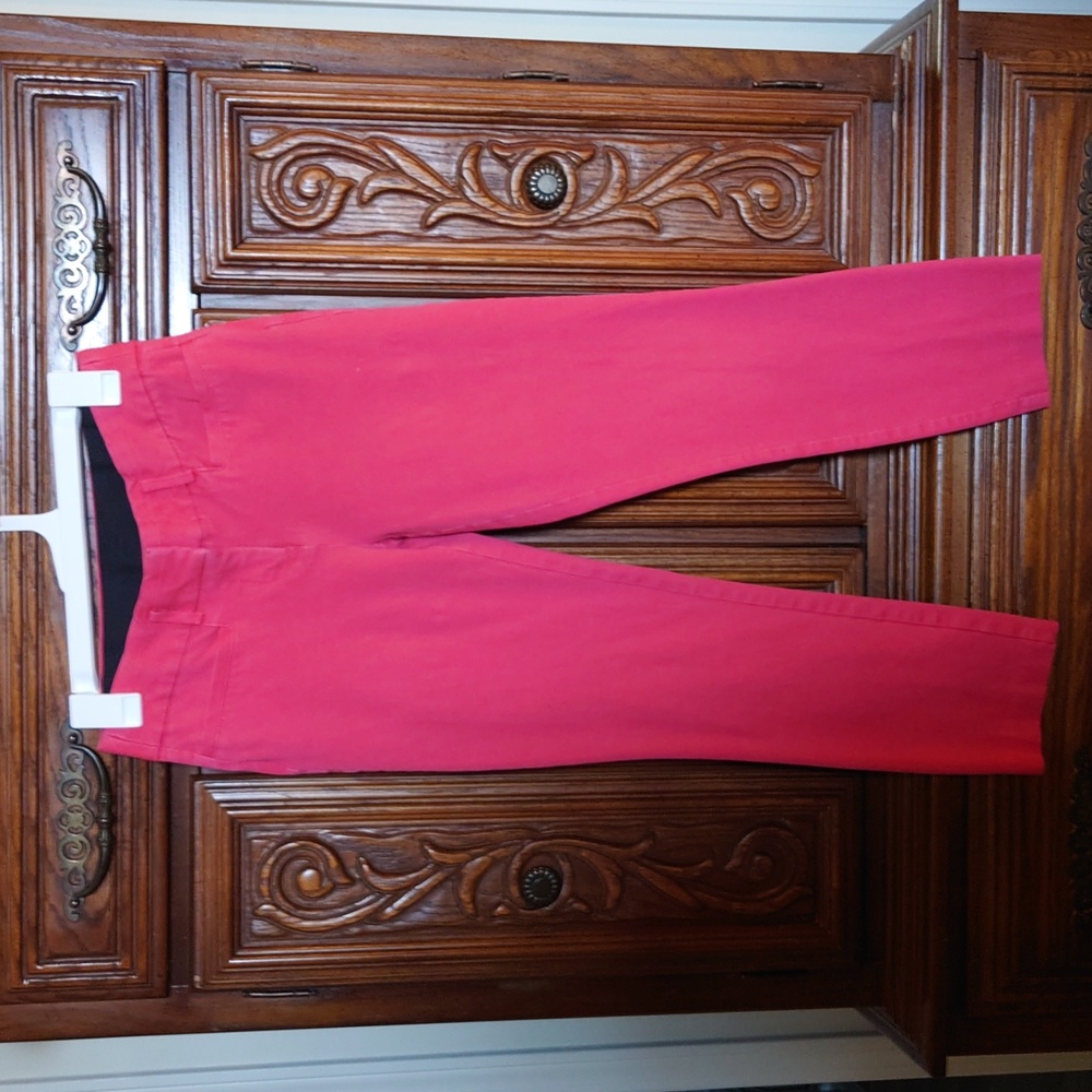 Coral ankle slacks